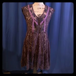 Kimchi Blue purple lace dress